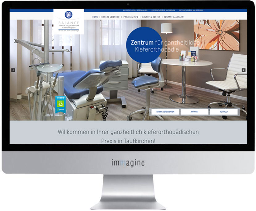 Website für Kieferorthopädie - Taufkirchen