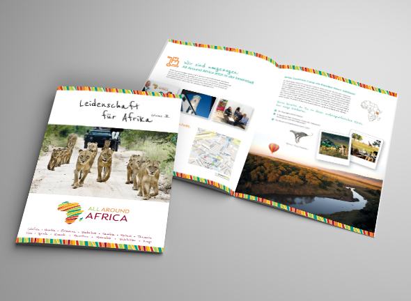 All Around Africa Folder - Immagine Werbeagentur München